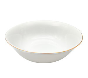 Dubenėlis Gold, porcelianas, 750 ml, D 18 cm, H 6,5 cm, vnt