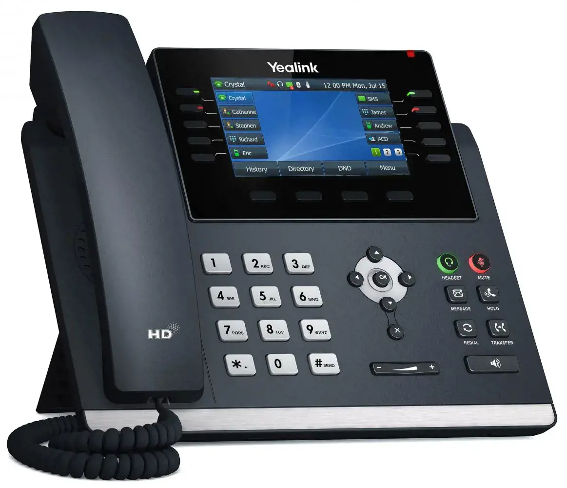 YEALINK SIP-T46U - VOIP TELEFONAS BE MAITINIMO ŠALTINIO