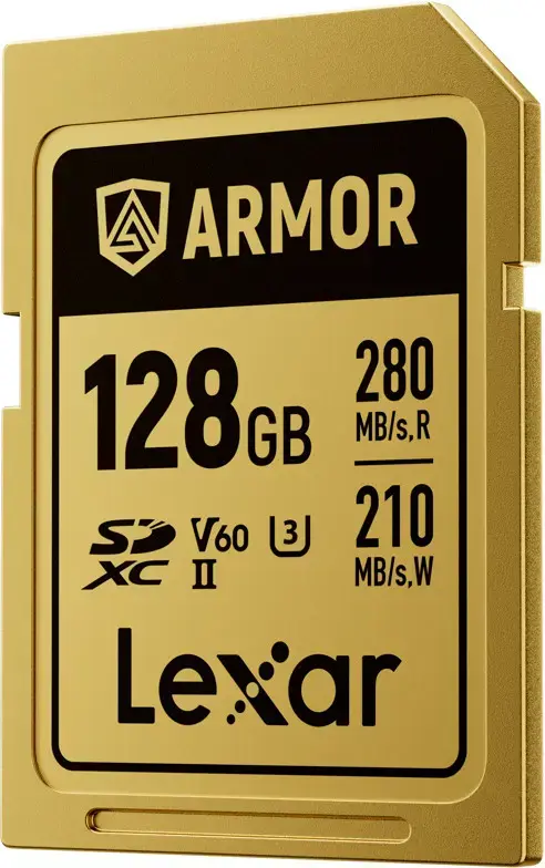 Lexar memory card SDXC 128GB Armor Gold UHS-II U3