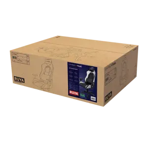 Trust GXT 714 RUYA, Universali žaidimų kėdė, 150 kg, 195 cm, juoda, juoda, mediena