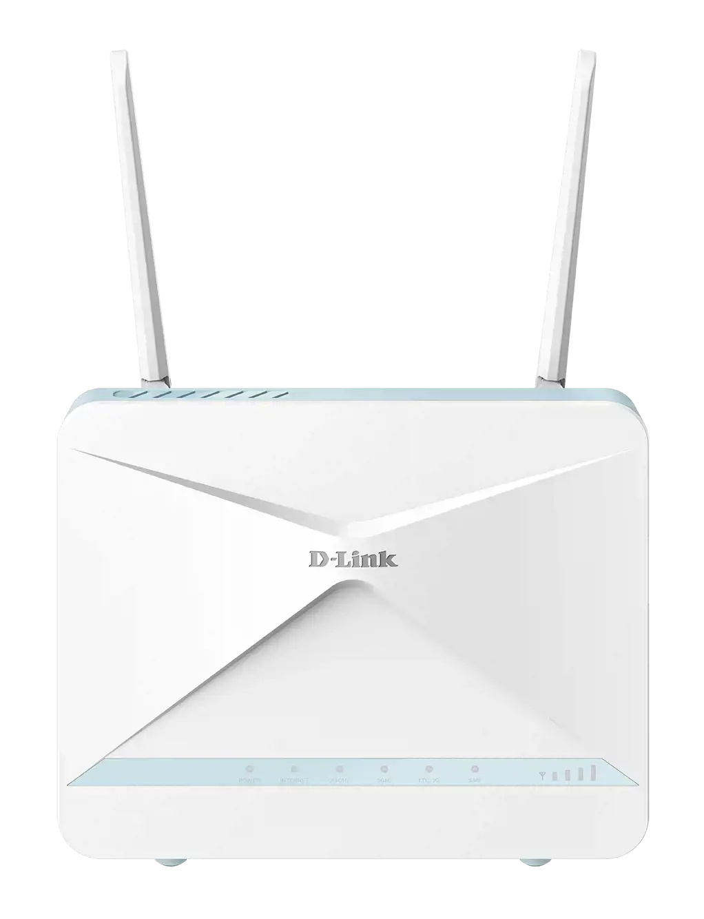 D-Link EAGLE PRO AI AX1500 4G+ išmanusis maršrutizatorius G416, "Wi-Fi 6" (802.11ax), vienos juostos (2,4 GHz), Ethernet LAN, 4G, baltos spalvos, stalinis/polinis maršrutizatorius