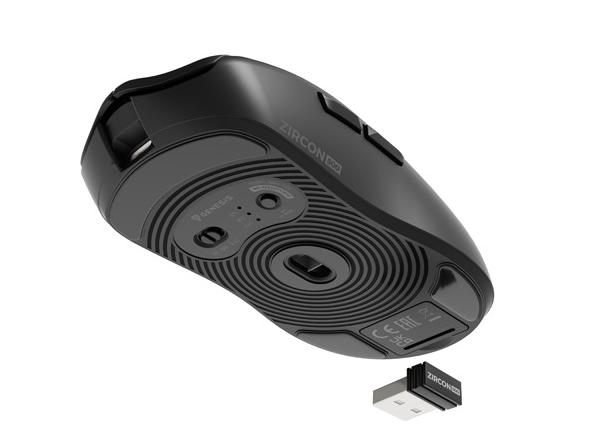 Zircon 500 | Wireless/Wired | Gaming Mouse | 2.4 GHz, Bluetooth, USB | Black
