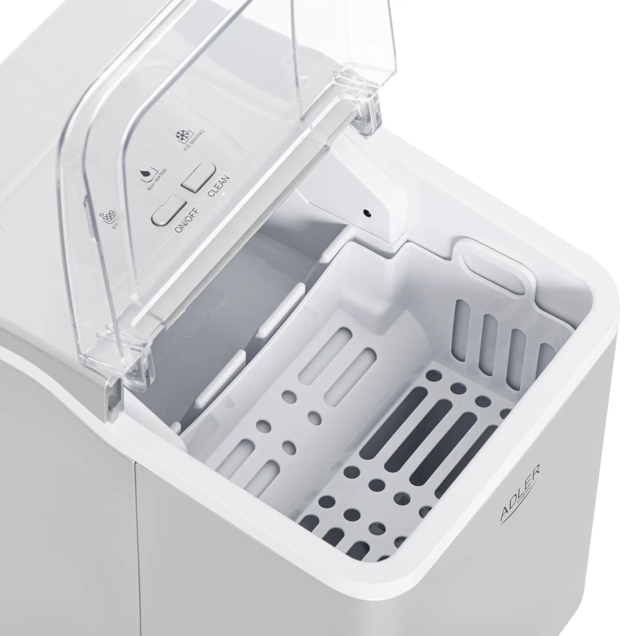 "Adler AD 8086" ledo gaminimo įrenginys, sidabrinės spalvos