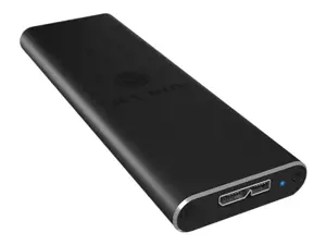 ICYBOX IB-183M2 IcyBox Išorinis korpusas M.2 SATA SSD, USB 3.0, juodas