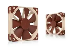 Noctua NOC-NF-F12-PWM kompiuterio aušinimo sistema Kompiuterio korpuso ventiliatorius 12 cm smėlio spalvos, rudas 1 vnt.