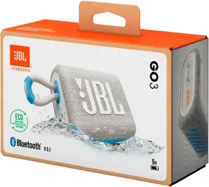 JBL belaidis garsiakalbis "Go 3 Eco", baltas