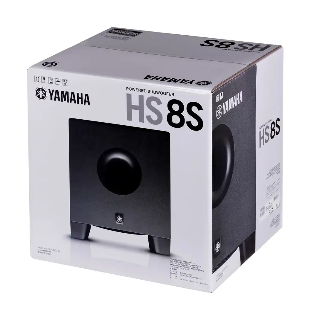 Yamaha HS8S subwoofer Black 150 W