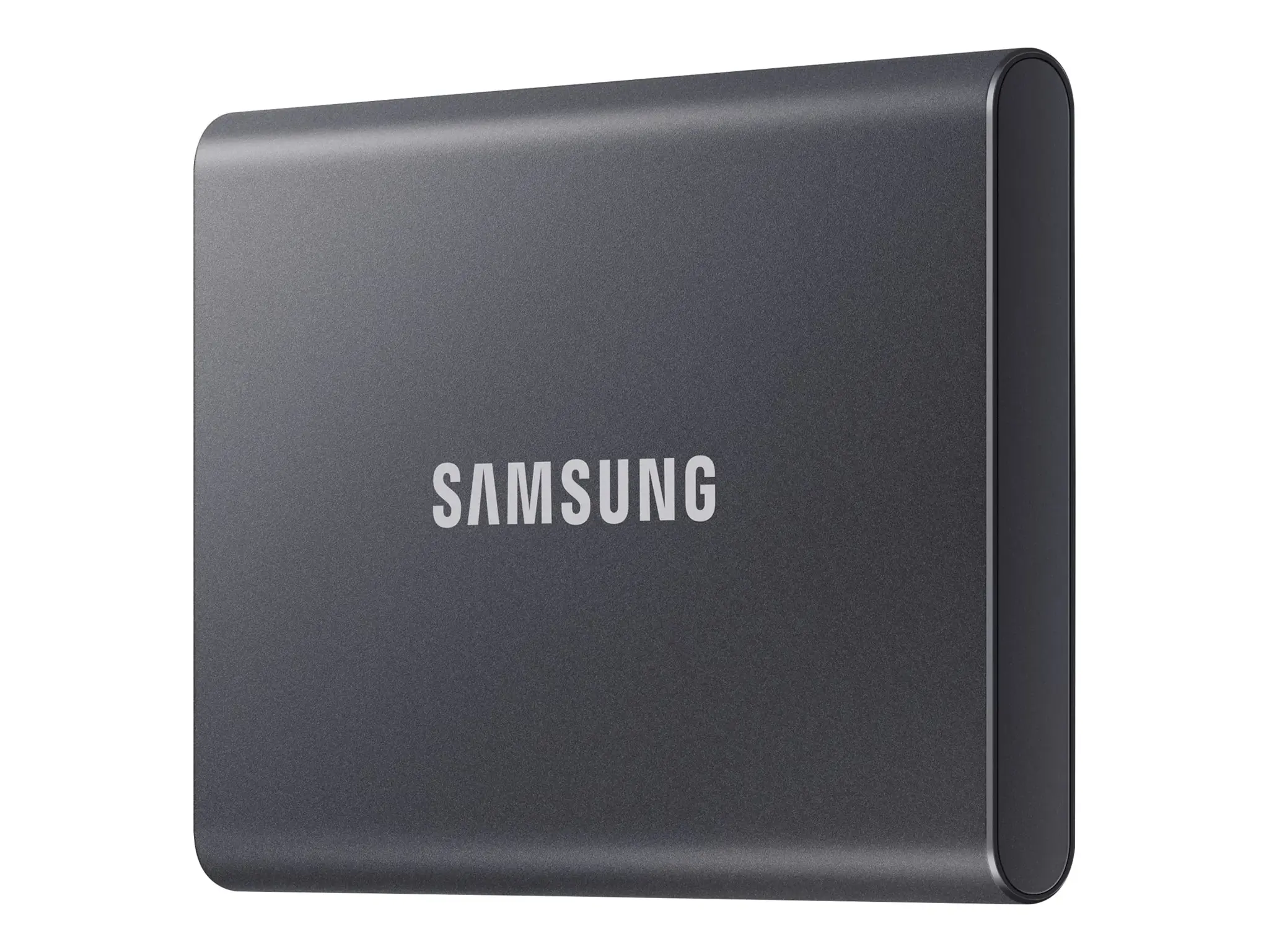 "Samsung" nešiojamasis SSD diskas T7, 2000 GB, C tipo USB, 3.2 Gen 2 (3.1 Gen 2), 1050 MB/s, apsauga nuo slaptažodžio, pilkas