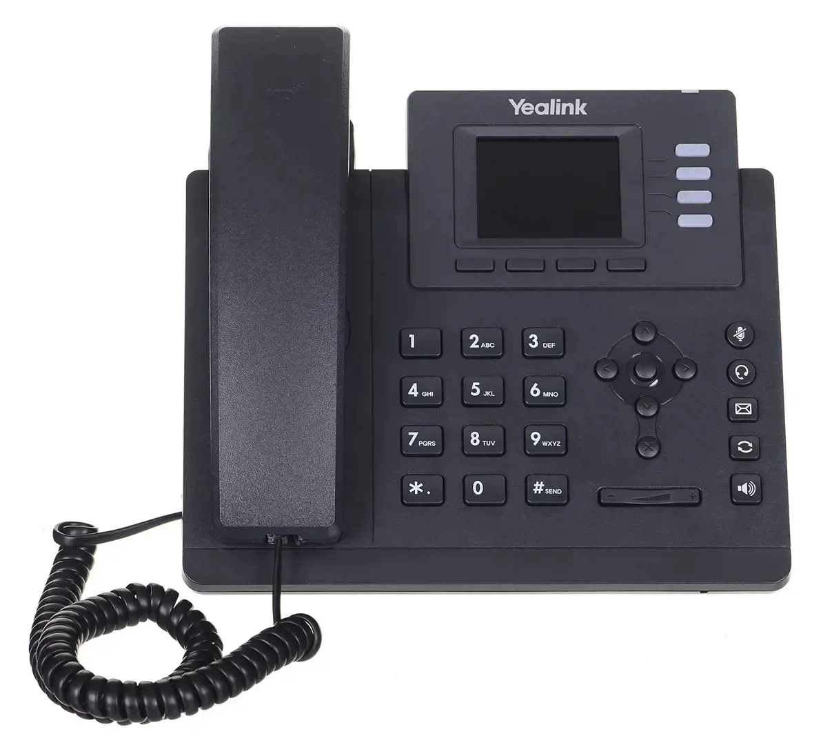 Yealink SIP-T33G, IP telefonas, pilkas, laidinis telefono aparatas, 4 linijos, 1000 įrašų, mygtukai