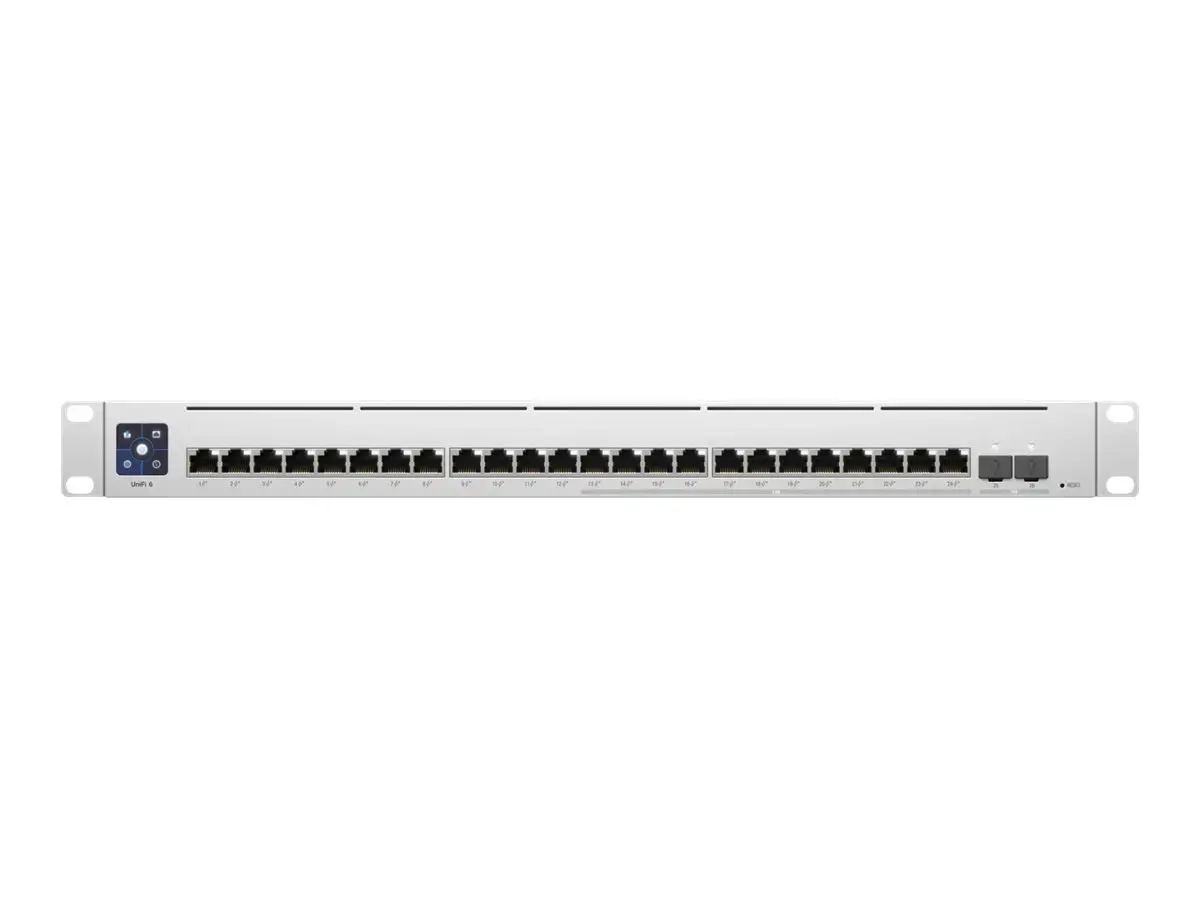 "UniFi" 24 prievadų 2,5GbE POE komutatorius su 2x SFP+ uplink