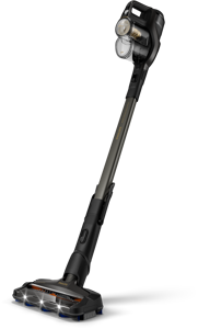 Philips 8000 Series Aqua Plus XC8349/01 Cordless Vacuum, Stick vacuum, Bagless, Black, 0.6 L, 18.3 l/s, Dry&wet