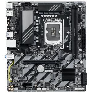 Gigabyte B860M E | Processor family Intel | Processor socket LGA1851 | DDR5 | Supported hard disk drive interfaces SATA, M.2 | Number of SATA connectors 4