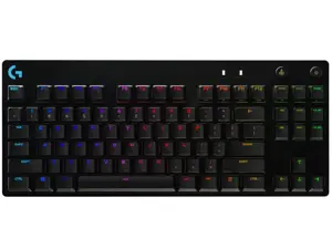 LOGITECH G PRO TKL laidinė mechaninė žaidimų klaviatūra - BLACK - US INT'L - USB - CLICKY