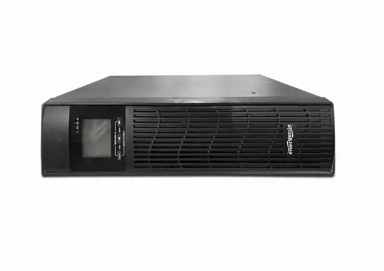 GEMBIRD EG-UPSRACK-10 UPS Energenie Rack 19 colių 3.4U 1000VA Pure Sine 3xIEC 1xSchuko 230V LCD
