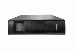 GEMBIRD EG-UPSRACK-10 UPS Energenie Rack 19 colių 3.4U 1000VA Pure Sine 3xIEC 1xSchuko 230V LCD
