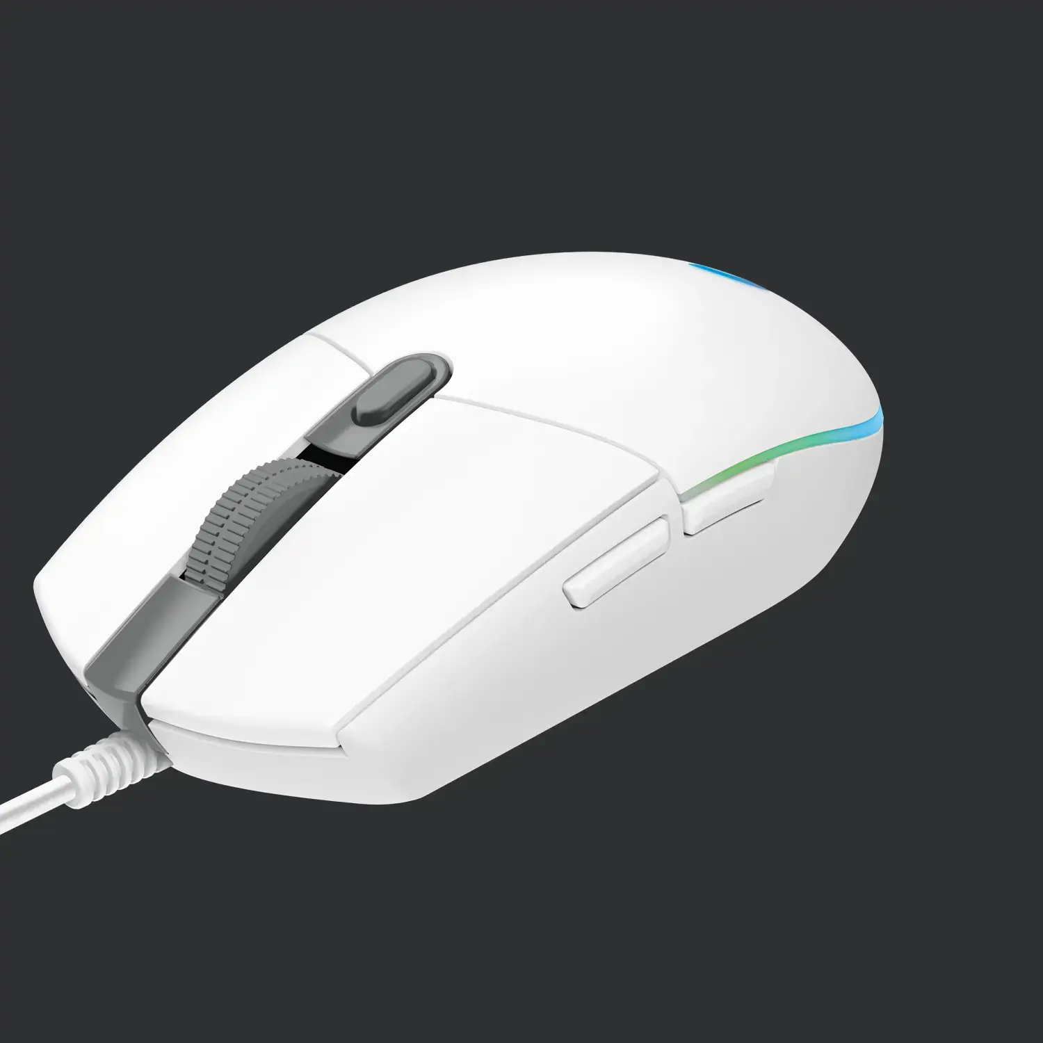 LOGITECH G203 LIGHTSYNC žaidimų pelė balta