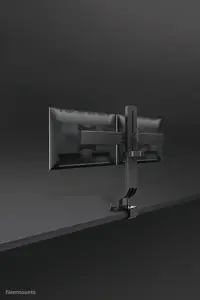 "Neomounts by Newstar" monitoriaus laikiklis ant stalo, tvirtinimas per stalą, 7 kg, 25,4 cm (10"), 68,6 cm (27"), 100 x 100 mm, juodas