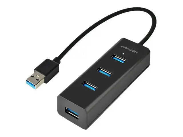 AXAGON HUE-S2B 4x USB3.0 įkrovimo koncentratorius, MicroUSB įkrovimo jungtis