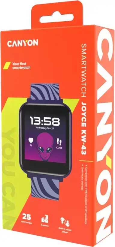 Canyon smartwatch for kids Joyce KW-43, blue