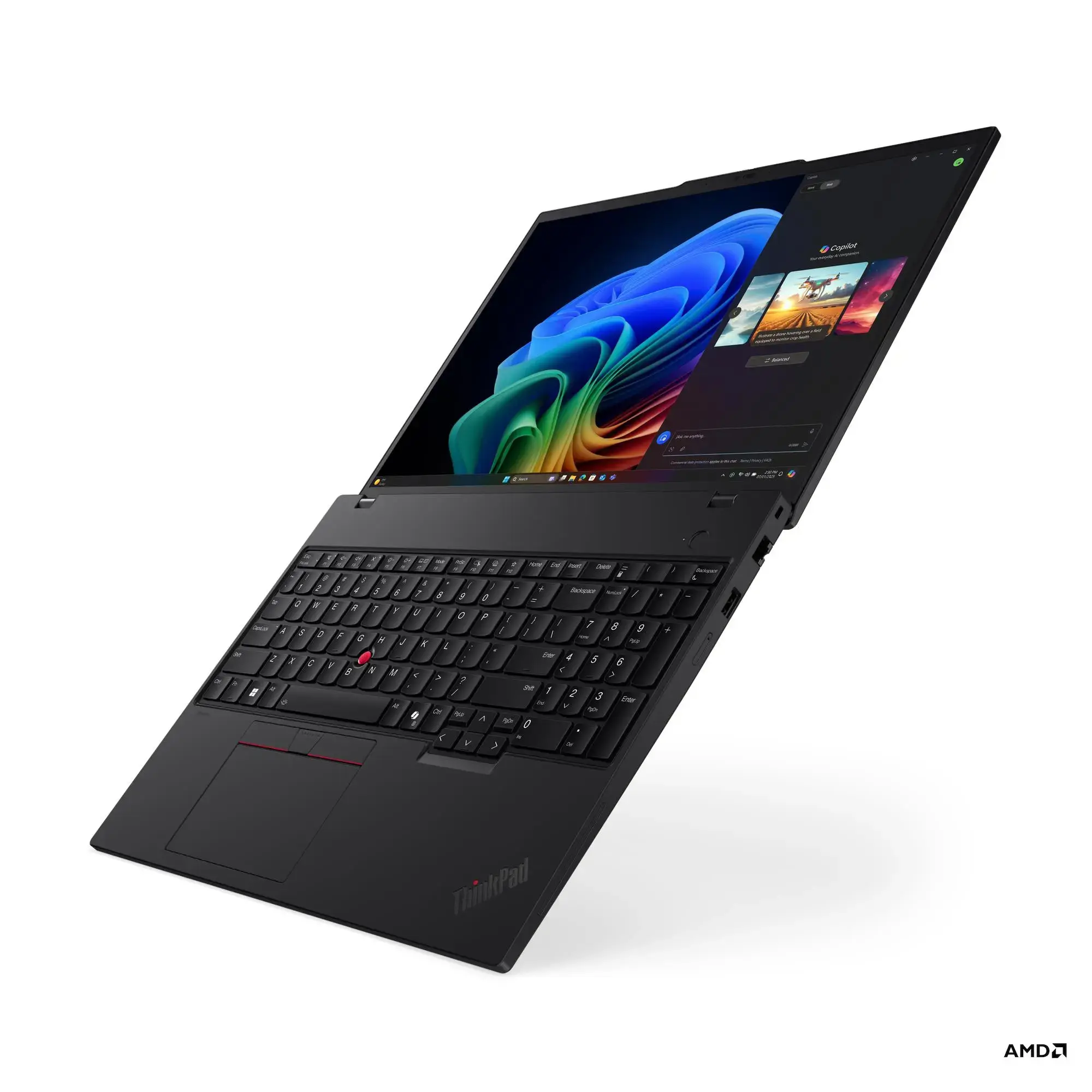 Nešiojamas kompiuteris Lenovo Thinkpad T16 G4 AMD, AMD Ryzen AI 5 PRO 340 (Max. 4.80GHz, 16M, 6C), 512 GB, 16 Coliai, Windows 11 Pro