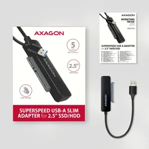AXAGON ADSA-FP2A USB3.2 Gen1 - SATA 6G 2.5" HDD/SSD FASTPort2 Adapter