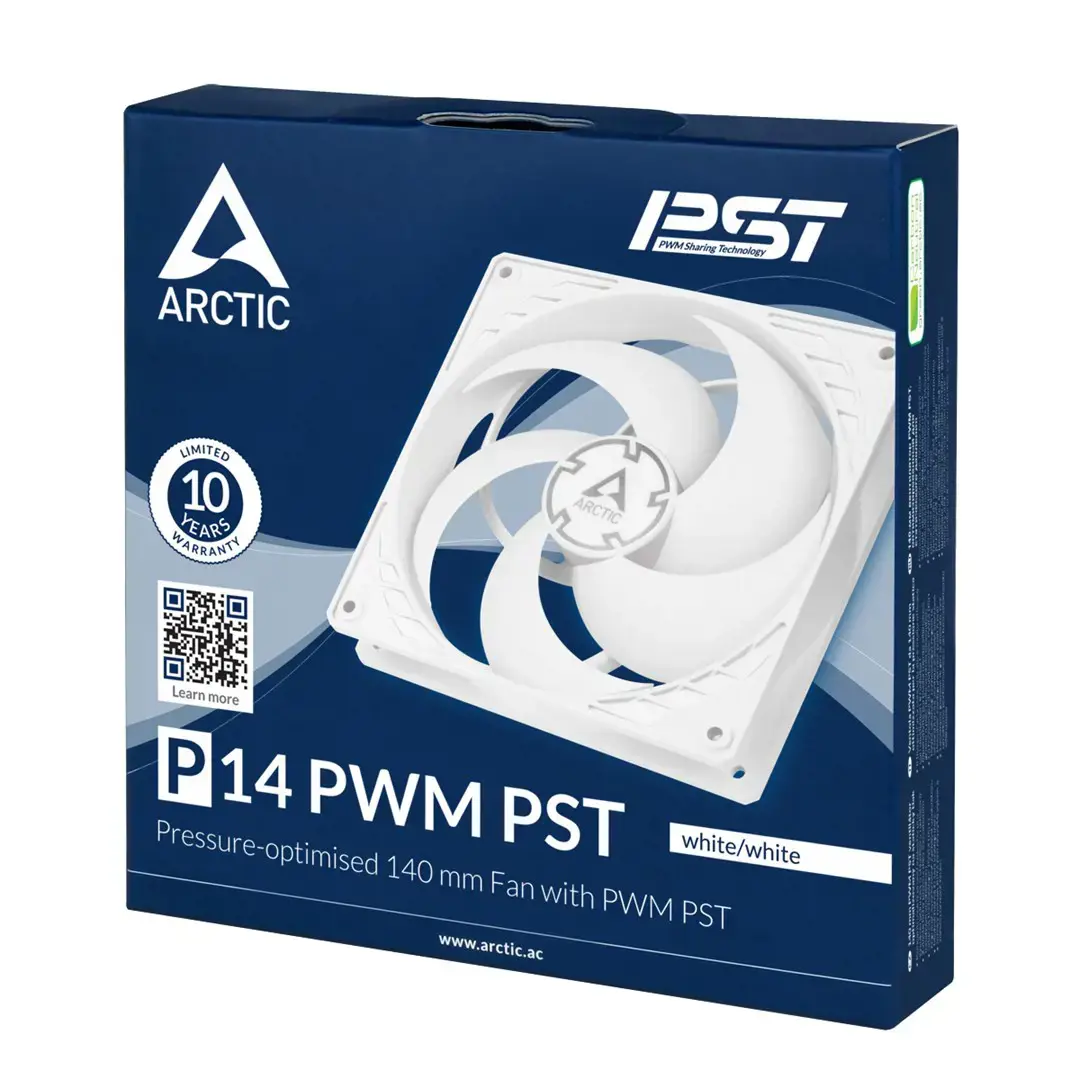 ARCTIC P14 PWM PST Optimizuotas 140 mm ventiliatorius su PWM PST, Ventiliatorius, 14 cm, 1700 aps/min, 0,3 sone, 72,8 cfm, 123,69 m³/h