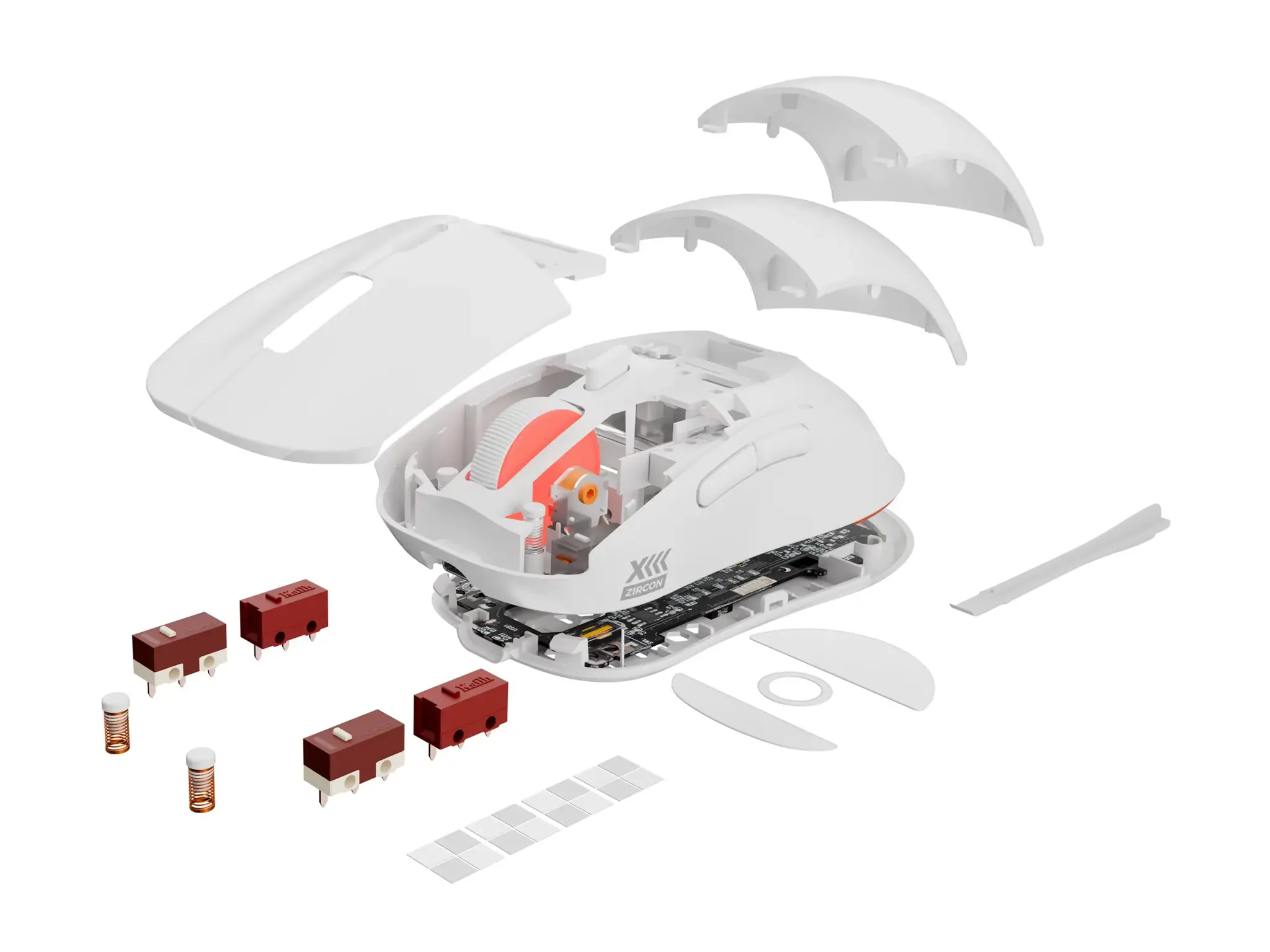 Genesis Zircon XIII Custom | Gaming Mouse | Wireless | 2.4 GHz, USB | White