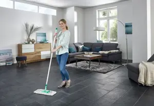 Leifheit Profi XL cotton plus mop Cotton/Fiber Grey, Turquoise, White