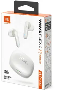 JBL wireless earbuds Wave Flex 2, white