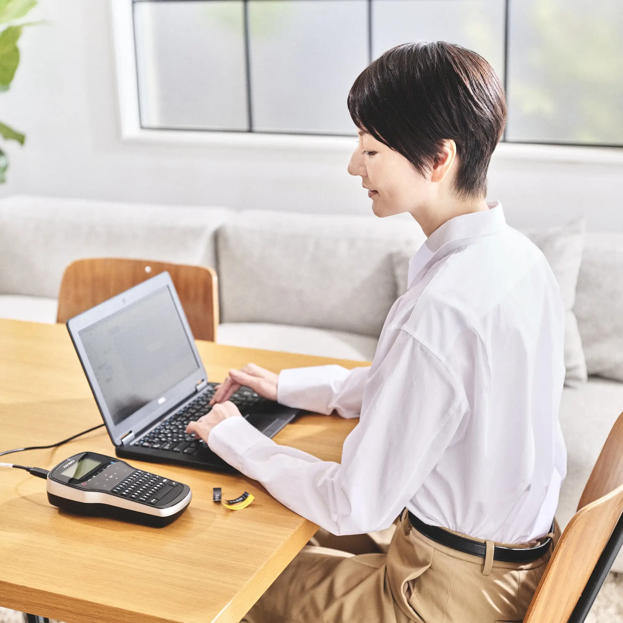 DYMO LabelManager 280 Label Maker | Rechargeable Handheld Label Printer with QWERTY Keyboard | Includes Black & White D1 Label Tape (12mm) | For Home & Office, QWERTY, D1, Thermal transfer, 180 x 180 DPI, 15 mm/sec, Black, Silver