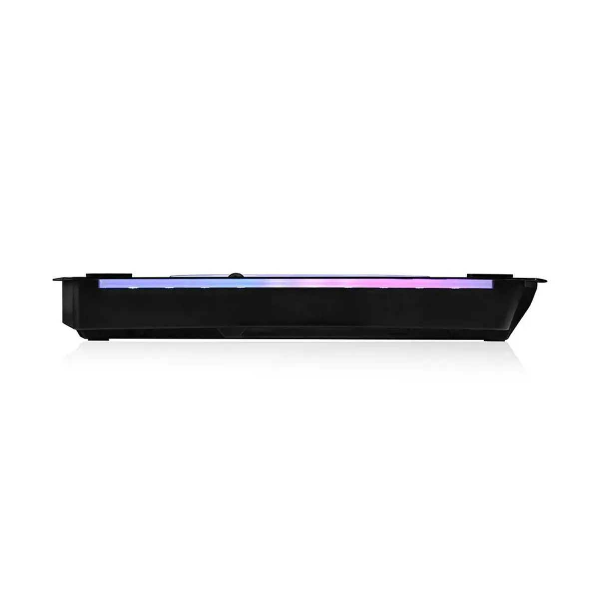 MODECOM CF18 RGB TYLUSIS VENTILIATORIUS JUODAS NEŠIOJAMOJO KOMPIUTERIO AUŠINIMO STOVAS