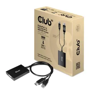 I/O ADAPTER USB TO DVI/DP/M/F CAC-1010-A CLUB3D