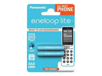 Panasonic rechargeable Eneloop Lite AAA 550mAh - 2 pcs