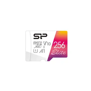 SILICON POWER atminties kortelė Elite Micro SDXC 256GB UHS-I A1 V10