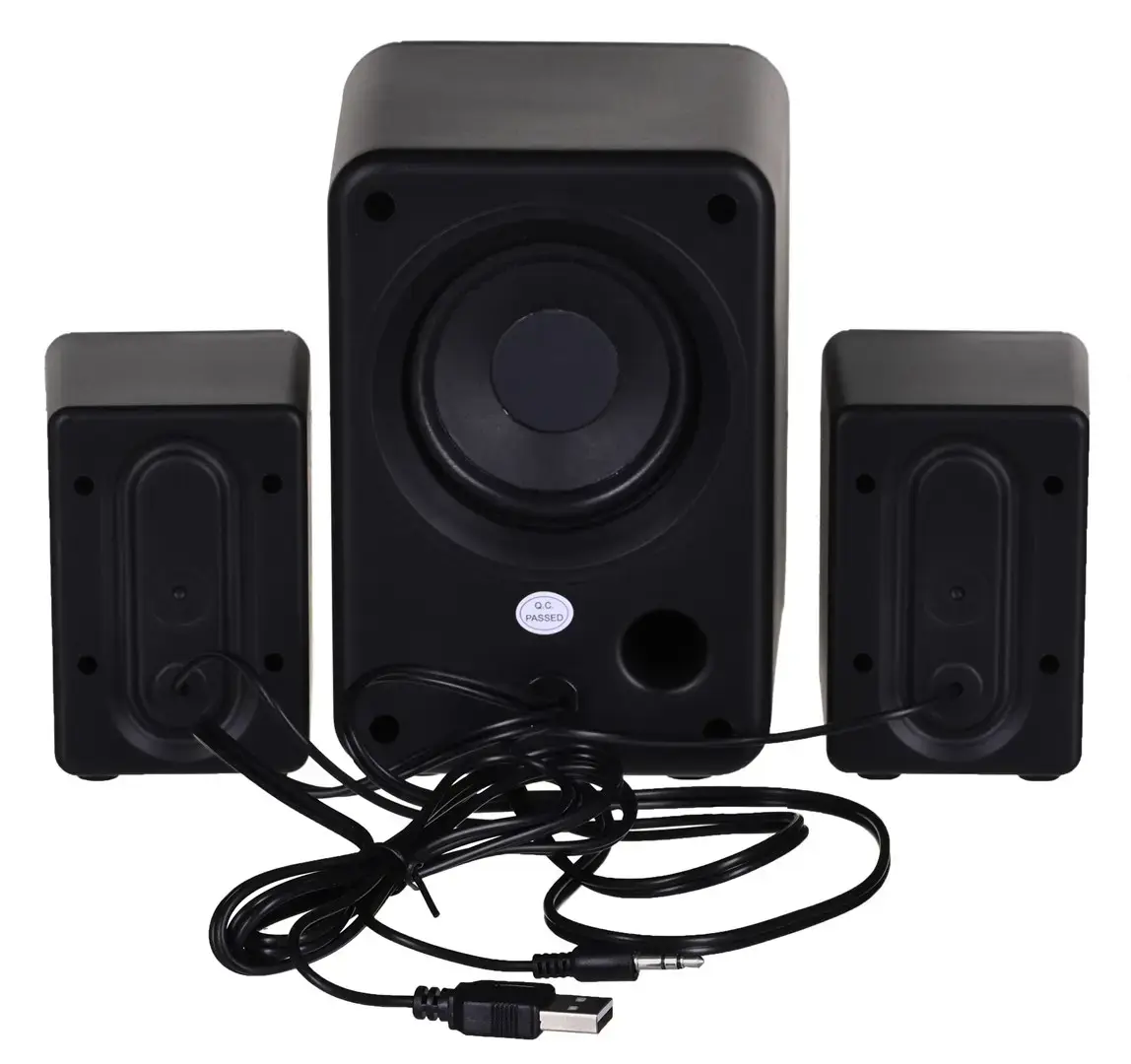 DEFENDER KOMPIUTERIO GARSIAKALBIAI V11 2.1 11W USB ŽEMŲ DAŽNIŲ IR ŽEMŲ DAŽNIŲ VALDYMAS 65111