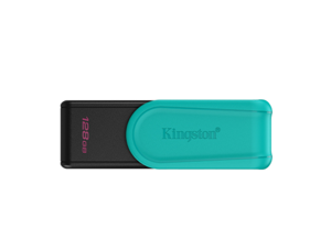 KINGSTON 128GB DATATRAVELER USB 3.2 EXODIA S (BLACK/TURQUOISE)