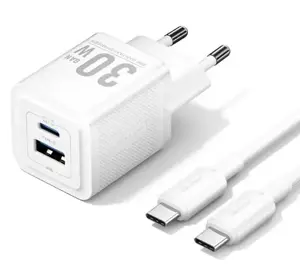 MOBILE CHARGER WALL USB +CABLE/30W 2P TZ-FEQW0-EU-01 VENTION