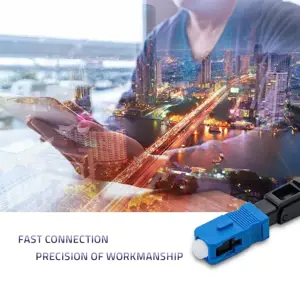QOLTEC 54495 SC/UPC optinio pluošto greitoji jungtis Singlemode 3,0 mm