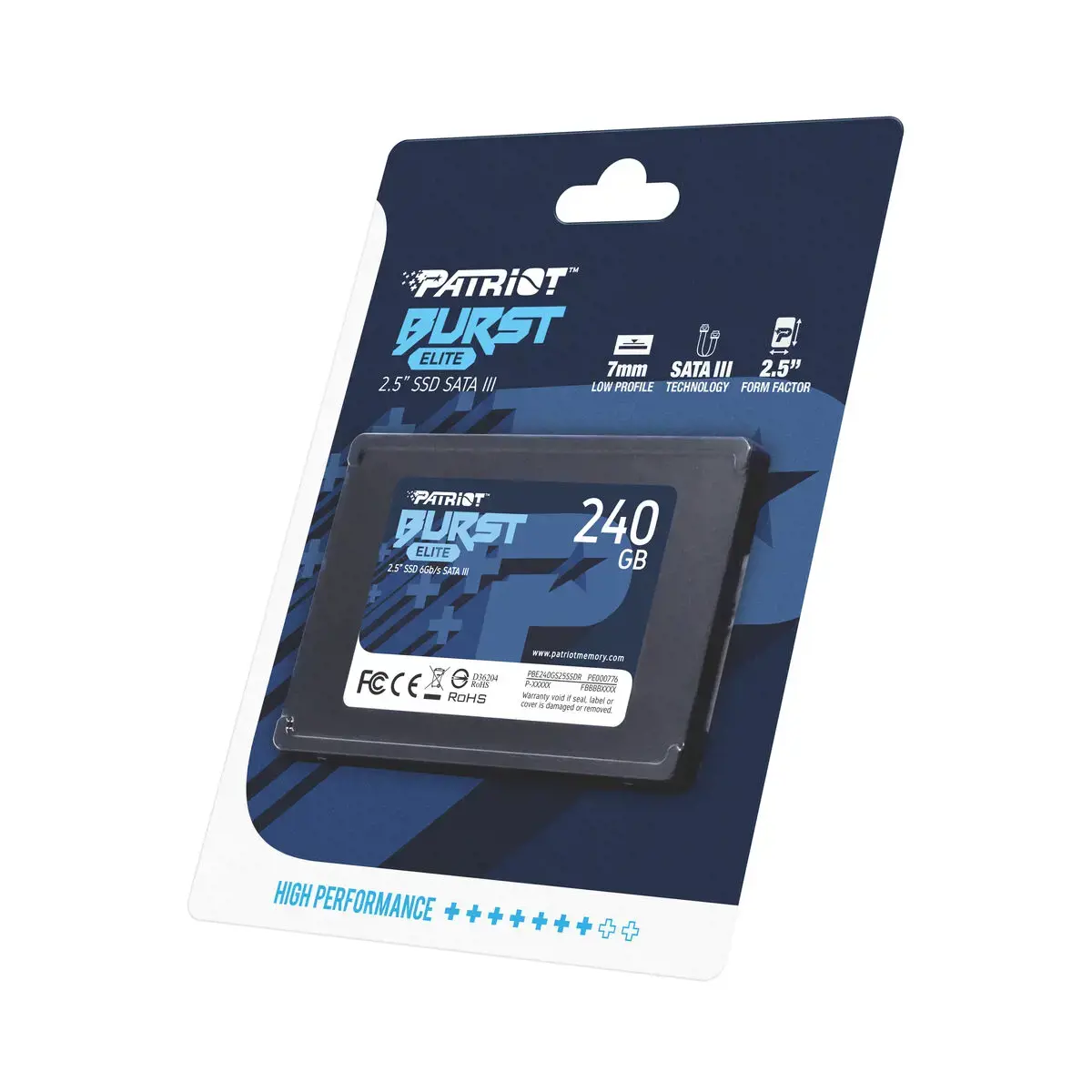 SSD diskas PATRIOT MEMORY Burst Elite 240 GB, 2.5", Serial ATA III