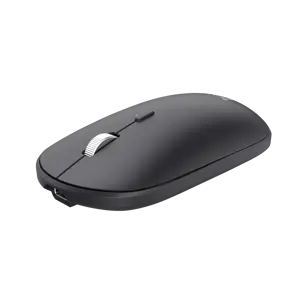 "Trust Lyra", mini, RF belaidis ryšys + "Bluetooth", žirklinis klavišų jungiklis, QWERTY, juoda, pelė pridedama