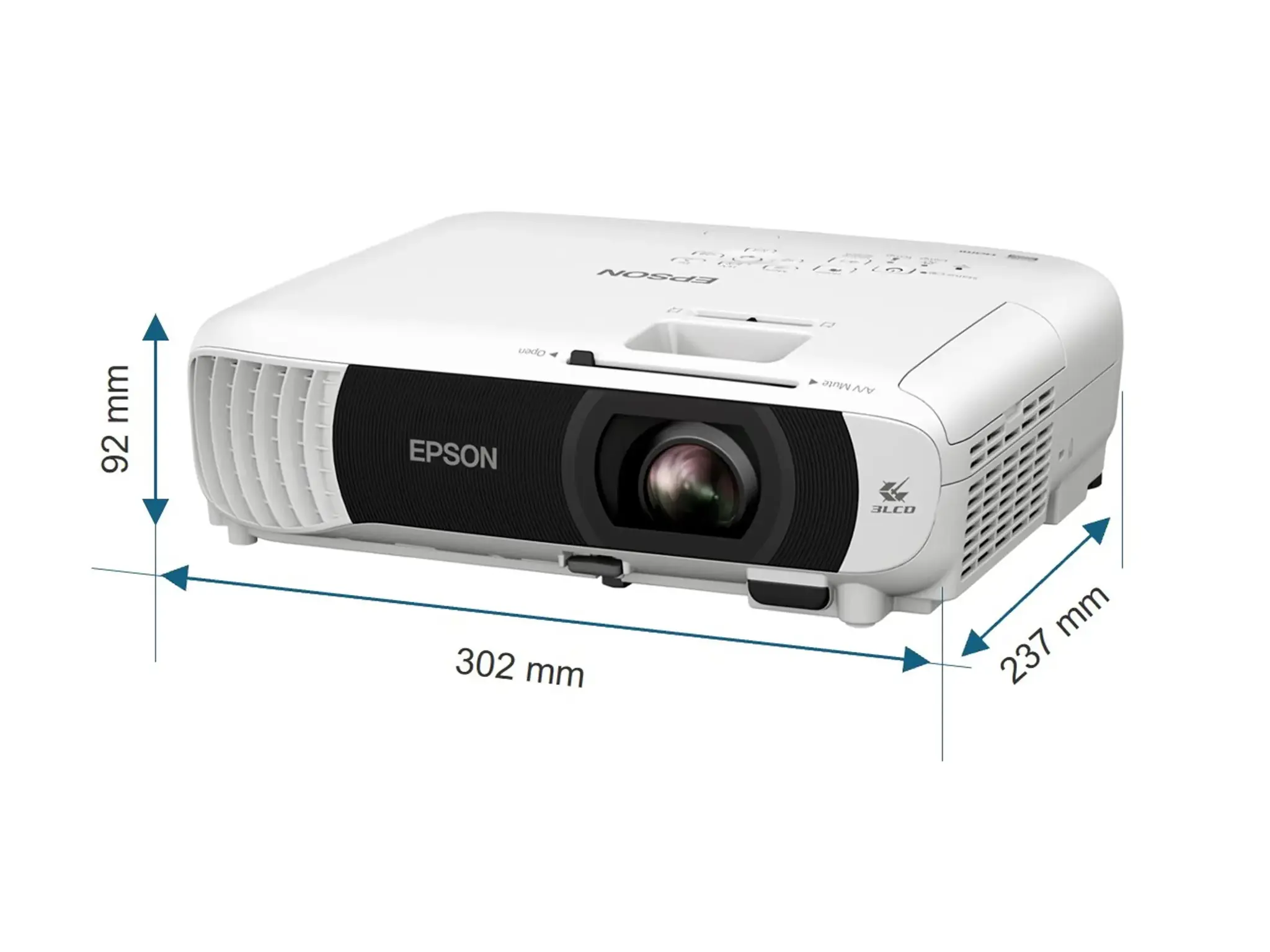Epson EB-W55 | WXGA (1280x800) | 4000 ANSI lumens | White
