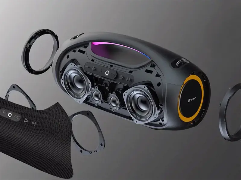 "Tracer" TRAGLO47226 Magnus PRO TWS "Bluetooth" nešiojamasis garsiakalbis 60 W Stereofoninis nešiojamasis garsiakalbis Juodas