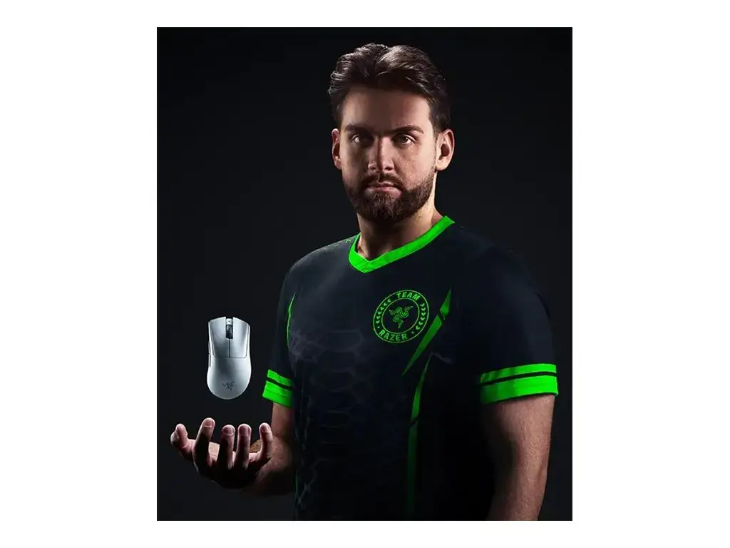 Razer DeathAdder V4 Pro Gaming mouse, White | Razer