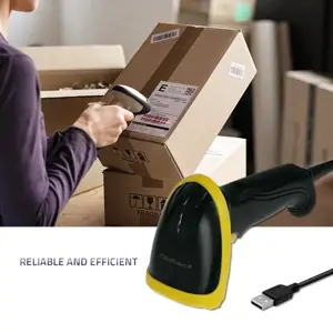 QOLTEC 50867 Brūkšninių kodų skaitytuvas 1D 2D USB juodas