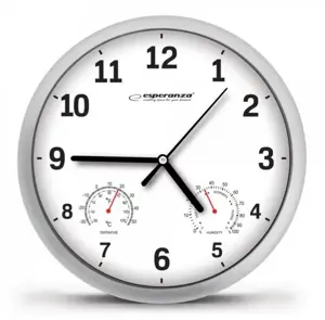 ESPERANZA EHC016W WALL CLOCK LYON WHITE