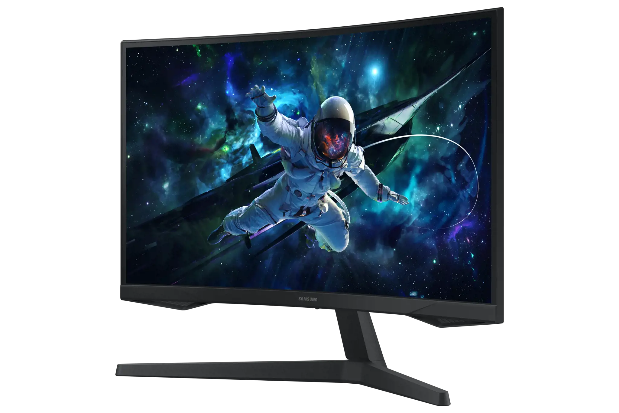 Samsung G55C, 68.6 cm (27"), 2560 x 1440 pixels, Quad HD, LED, 1 ms, Black