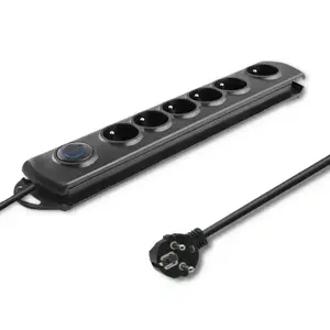 QOLTEC 50112 Apsauga nuo viršįtampių Qoltec 6 maitinimo lizdas 3,0 m