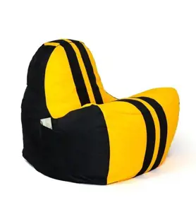 "Sako" krepšys "Pouffe Ferrari" juodai geltonas XXL 140 x 100 cm