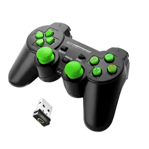 "Esperanza GLADIATOR" belaidis žaidimų bloknotas EGG108G (PC, PS3; juoda spalva)