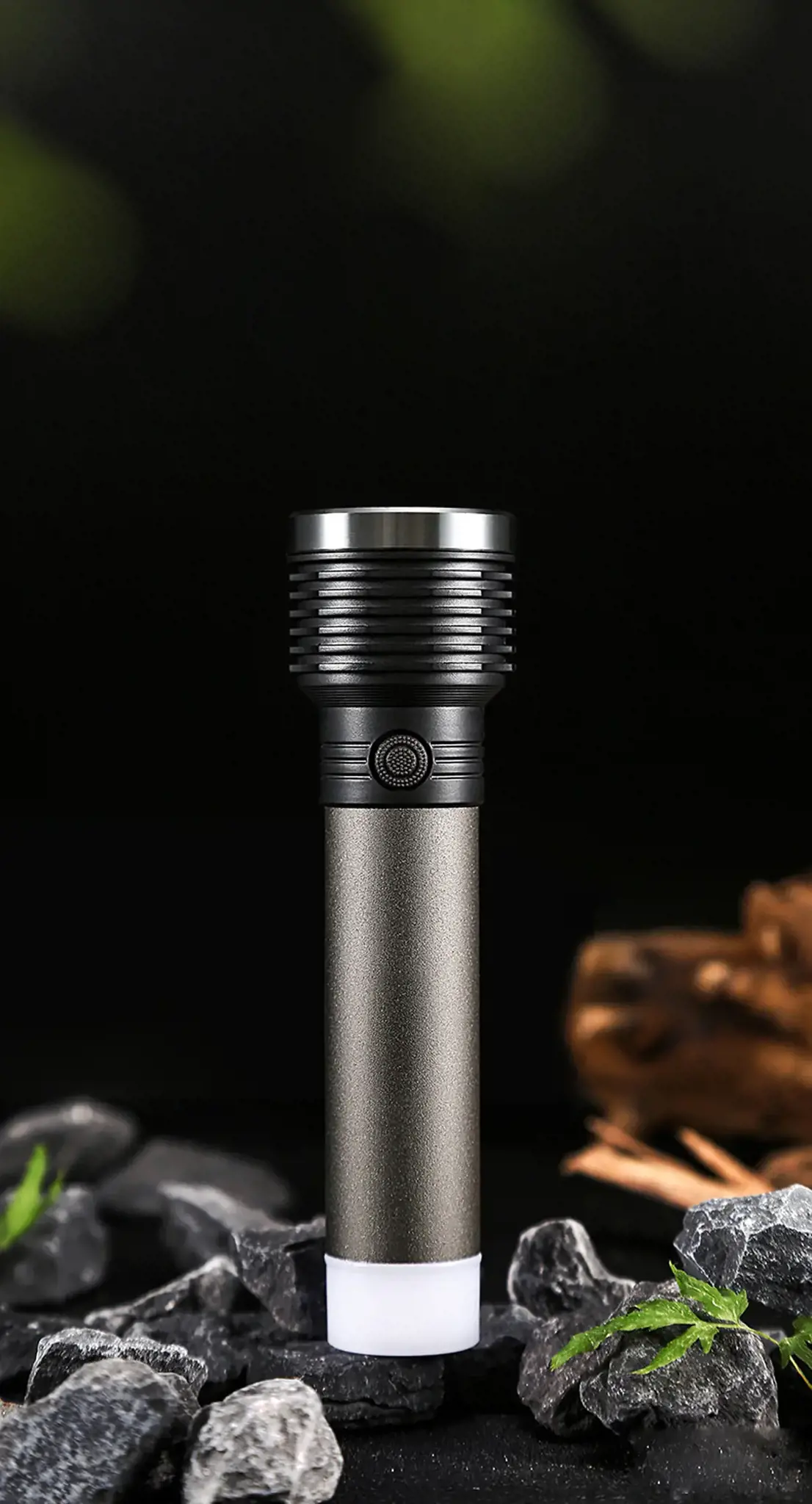 Platininis žibintuvėlis 3W 1200mAh, pilkos spalvos (45772)